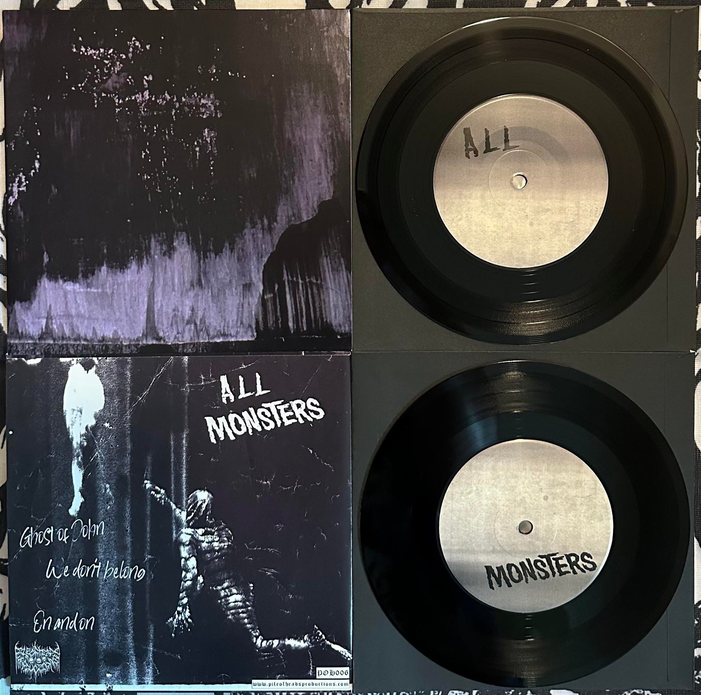 All Monsters (USA) - We Don't Belong 7" [POH006]